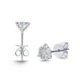 FEBQ123_00 Diamond Bouquets Studs Earrings