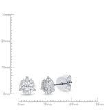 FEBQ123_00 Diamond Bouquets Studs Earrings