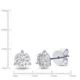 FEBQ126_00 Diamond Bouquets Studs Earrings