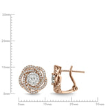 FEBQ127_00 Diamond Bouquets Studs Earrings