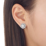 FEBQ127_00 Diamond Bouquets Studs Earrings