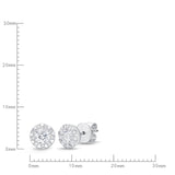 FEBQ130_00 Diamond Bouquets Studs Earrings