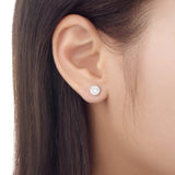 FEBQ130_00 Diamond Bouquets Studs Earrings