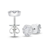 FEBQ133_00 Diamond Bouquets Studs Earrings