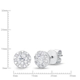 FEBQ133_00 Diamond Bouquets Studs Earrings