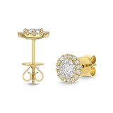 FEBQ139_00 Diamond Bouquets Studs Earrings