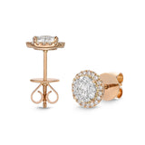 FEBQ140_00 Diamond Bouquets Studs Earrings