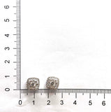 FEBQ157_00 Diamond Bouquets Studs Earrings