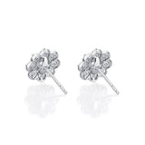 FEBQ160_00 Diamond Bouquets Studs Earrings