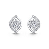 FEBQ168_00 Diamond Bouquets Studs Earrings