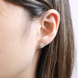 FEBQ168_00 Diamond Bouquets Studs Earrings