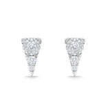 FEBQ208_00 Diamond Bouquets Studs Earrings
