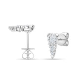 FEBQ208_00 Diamond Bouquets Studs Earrings