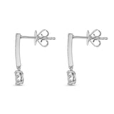 FEBQ211_00 Diamond Bouquets Dangling Earrings