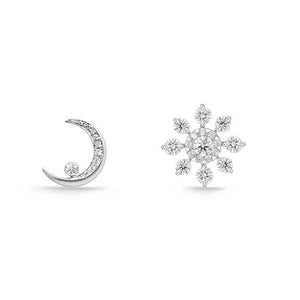 FEBQ304_00 Diamond Bouquets Studs Earrings