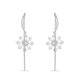 FEBQ306_00 Diamond Bouquets Illusion-setting Earrings