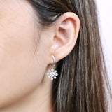 FEBQ306_00 Diamond Bouquets Illusion-setting Earrings
