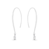 FEBQ312_00 Diamond Bouquets Illusion-setting Earrings