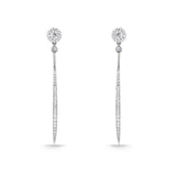 FEBQ312_00 Diamond Bouquets Illusion-setting Earrings