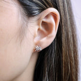 FEBQ314_00 Diamond Bouquets Studs Earrings