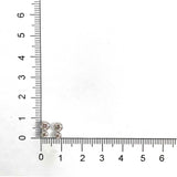 FEBZC02_00 Bezel Studs Earrings