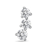 FEDD107_00 Diamond Line Climber Earrings