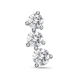 FEDD108_00 Diamond Line Climber Earrings