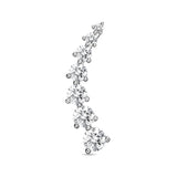 FEDD112_00 Diamond Line Climber Earrings
