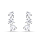 FEDD196_00 Diamond Line Climber Earrings