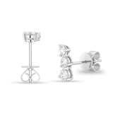FEDD196_00 Diamond Line Climber Earrings