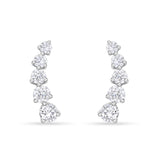 FEDD197_00 Diamond Line Climber Earrings
