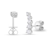FEDD197_00 Diamond Line Climber Earrings