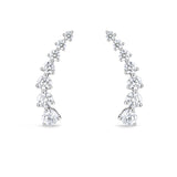 FEDD198_00 Diamond Line Climber Earrings
