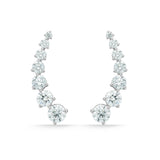 FEDD199_00 Diamond Line Climber Earrings