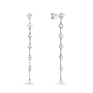 FEDD219_00 Diamond Line Dangling Earrings