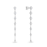 FEDD219_00 Diamond Line Dangling Earrings