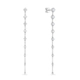 FEDD221_00 Diamond Line Dangling Earrings