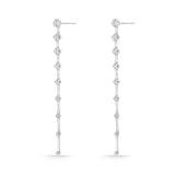 FEDD221_00 Diamond Line Dangling Earrings