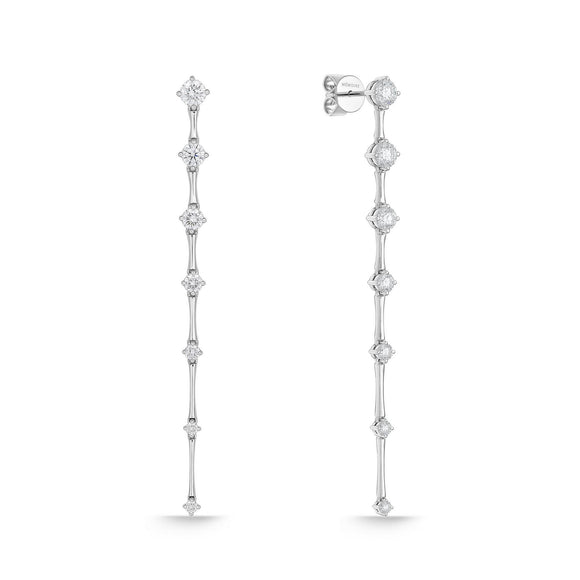 FEDD222_00 Diamond Line Dangling Earrings