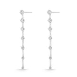 FEDD222_00 Diamond Line Dangling Earrings
