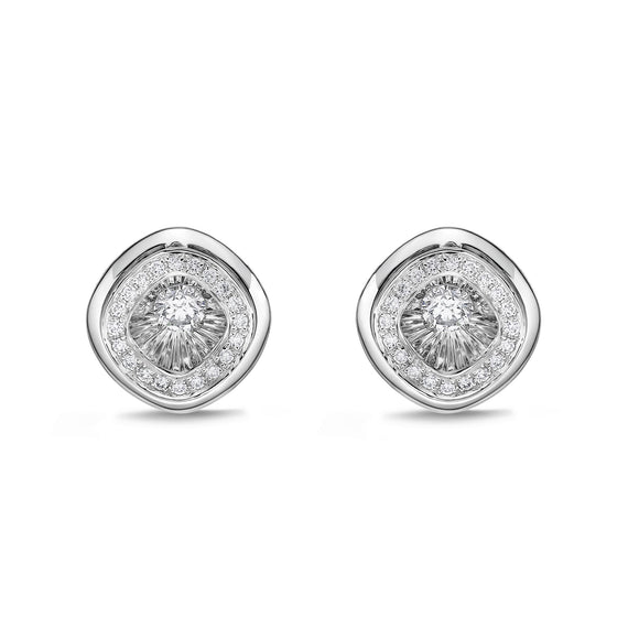 FEDSA06_00 Dancing Diamond Studs Earrings