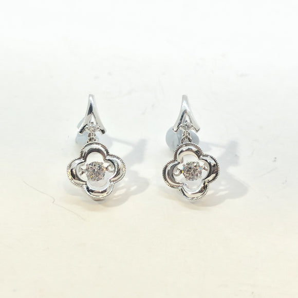 FEDSB01_00 Dancing Diamond Studs Earrings