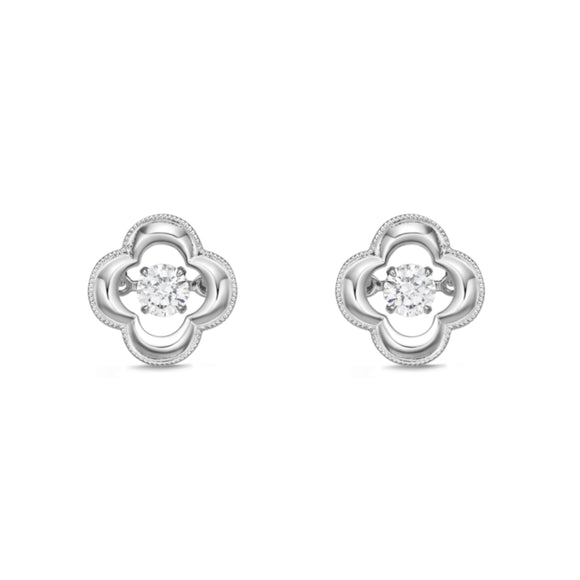 FEDSB02_00 Dancing Diamond Studs Earrings