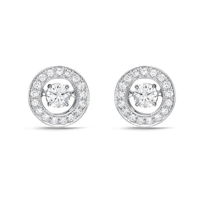 FEDSB05_00 Dancing Diamond Studs Earrings