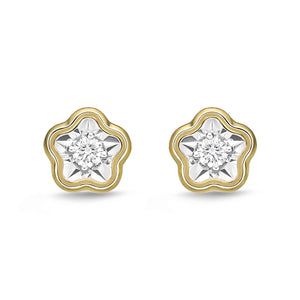 FEFD103_00 My First Diamond Illusion-setting Earrings