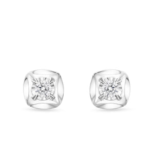 FEFD401_00 My First Diamond Illusion-setting Earrings