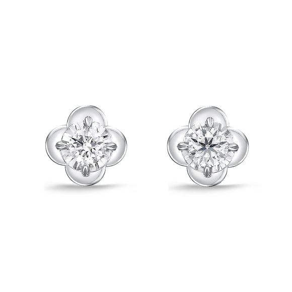 FEFD402_00 My First Diamond Illusion-setting Earrings