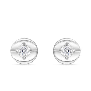 FEFD403_00 My First Diamond Illusion-setting Earrings