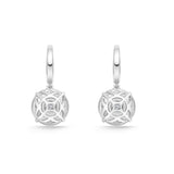 FEFD502_00 My First Diamond Illusion-setting Earrings Unemployed