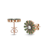 FEMG106_GD Margarita Diamond Studs Earrings